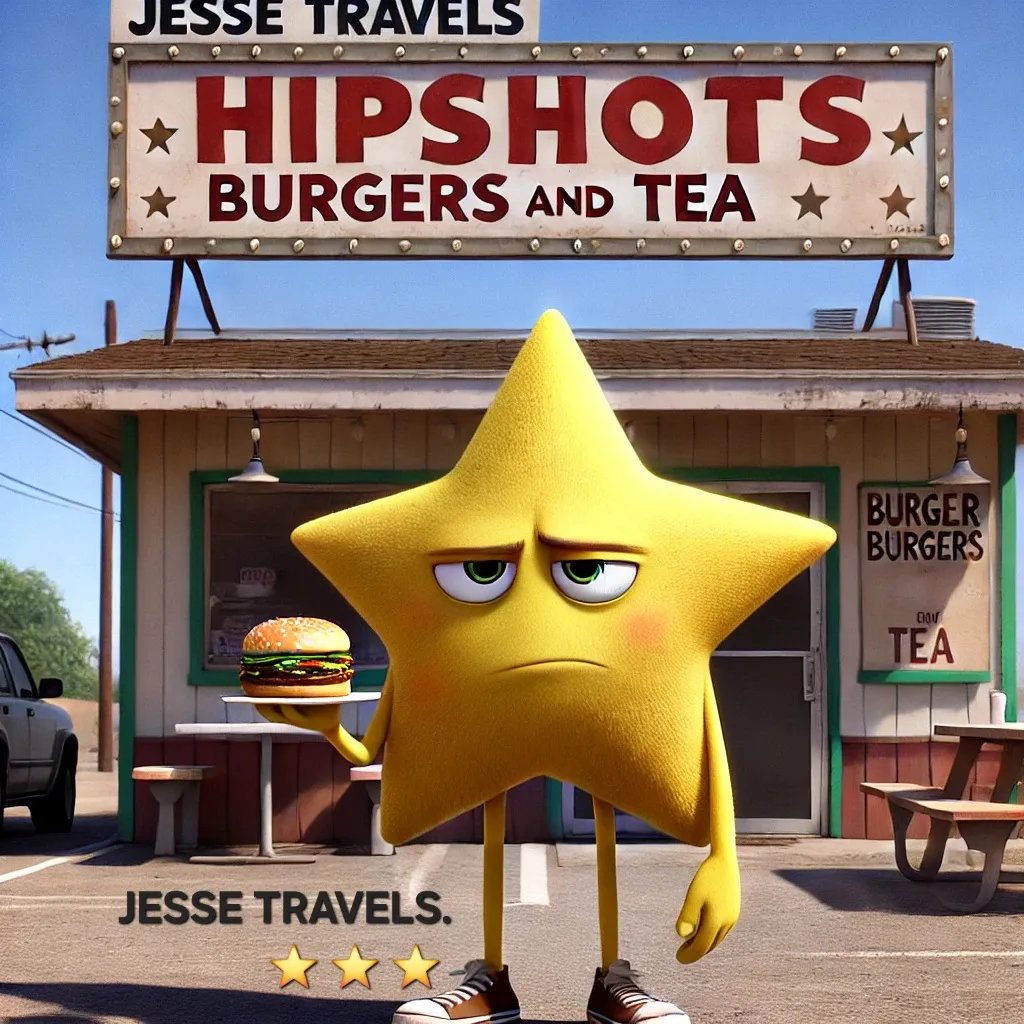 JESSE Travels_Hipshots Burgers and Tea_Borger, TX_review
