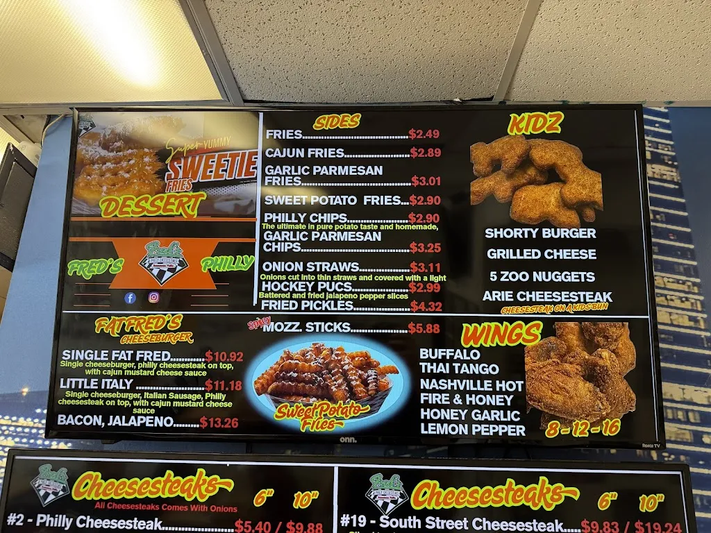 Fred's Downtown Philly restaurant in Carrollton, TX