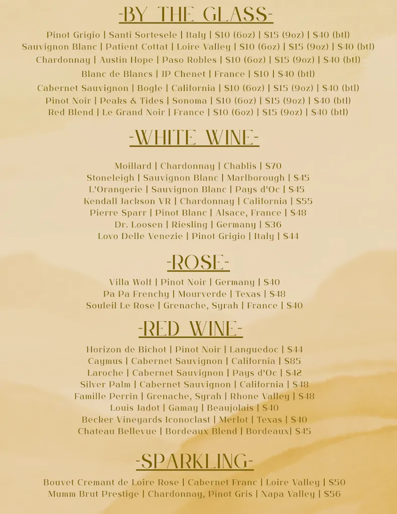 Menu_La Colline_Castroville, TX_image_old_2