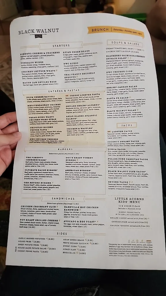 Menu_Black Walnut Kitchen & Bar - Cinco Ranch_Katy, TX_image_old_3