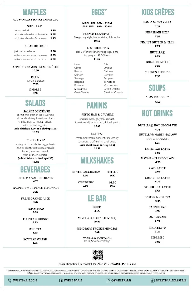 Menu_Sweet Paris Crêperie & Café_Katy, TX_image_old_1