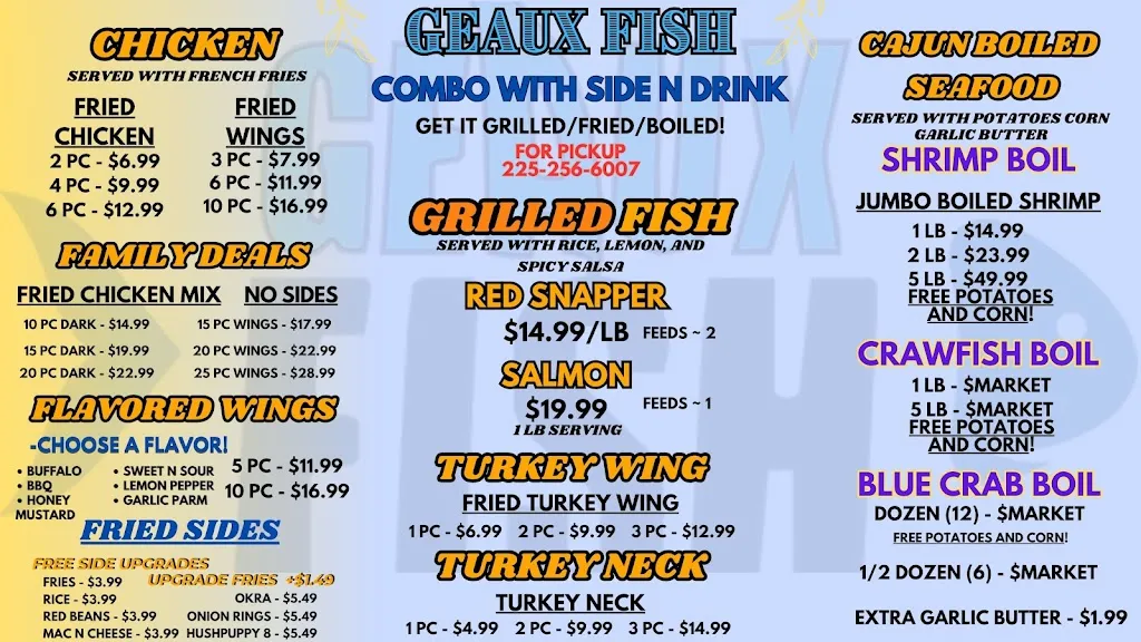Menu_Geaux Fish Market_Baton Rouge, LA_image_old_1