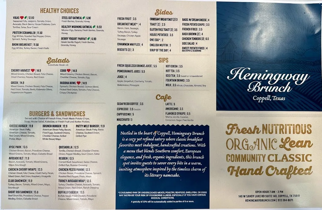 Menu_Hemingway Brunch_Coppell, TX_image_old_3