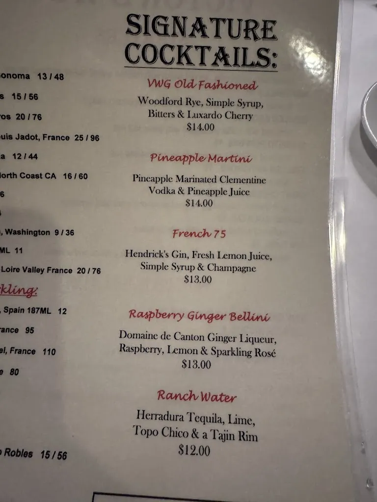 Menu_Victor's Wood Grill_Coppell, TX_image_old_2