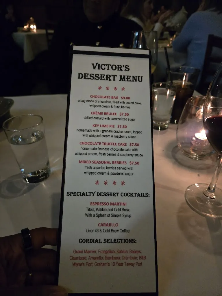 Menu_Victor's Wood Grill_Coppell, TX_image_old_3