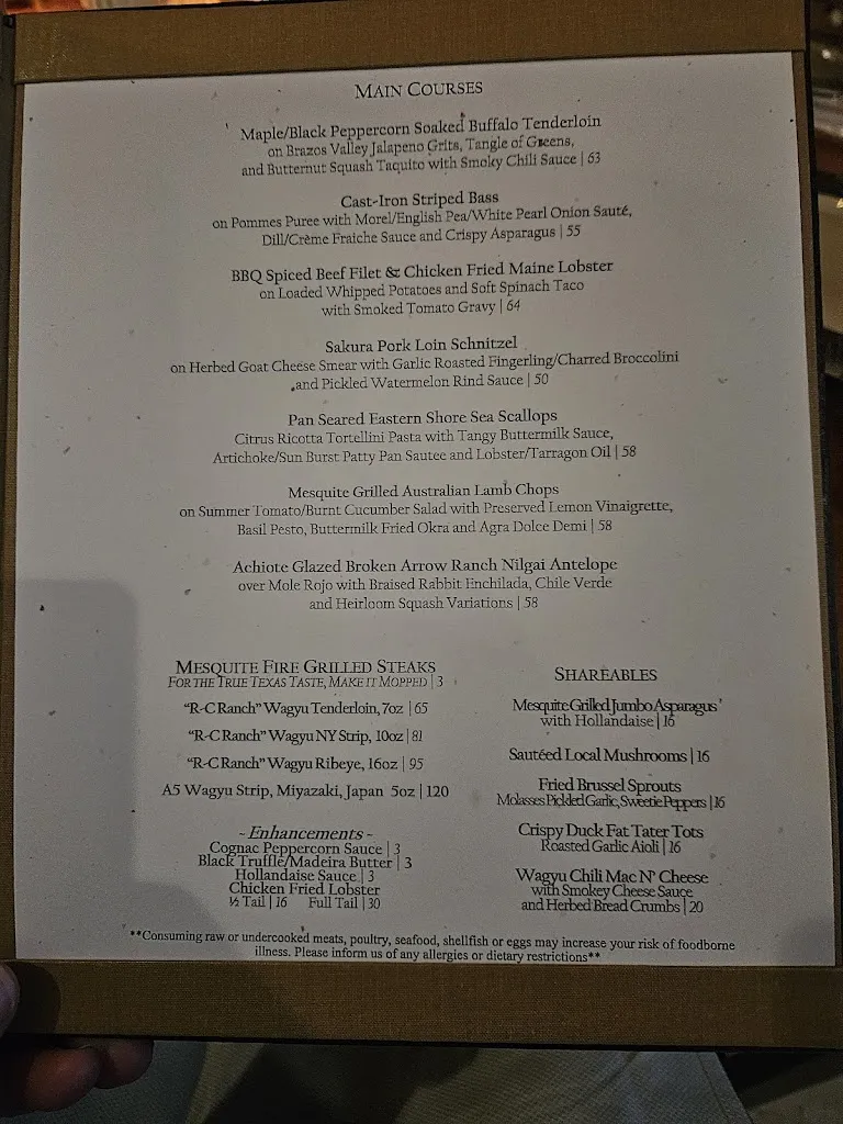 Fearing's Restaurant restaurant in Dallas, TX