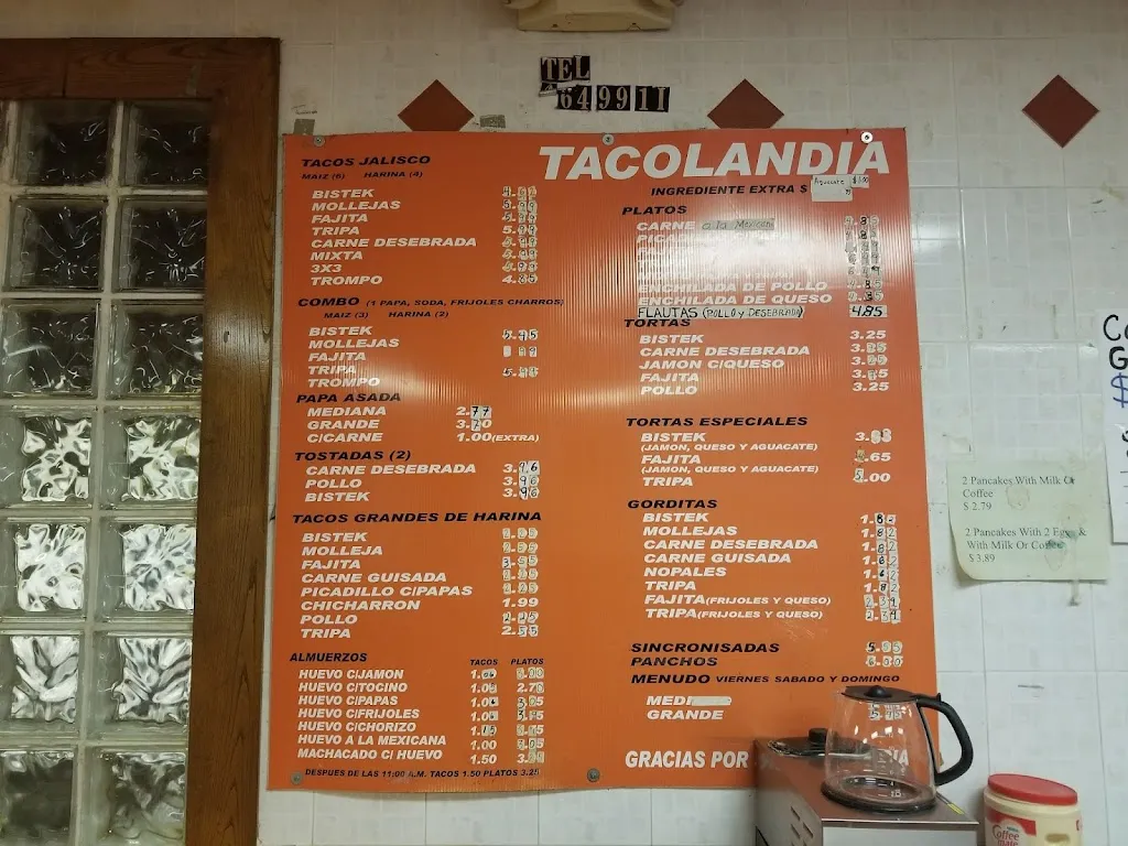 Menu_Tacolandia_Donna, TX_image_old_2