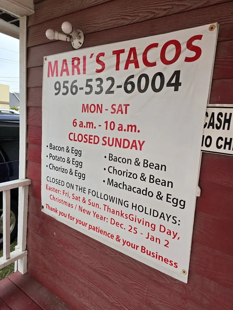Menu_Mari's Tacos_Donna, TX_image_old_3