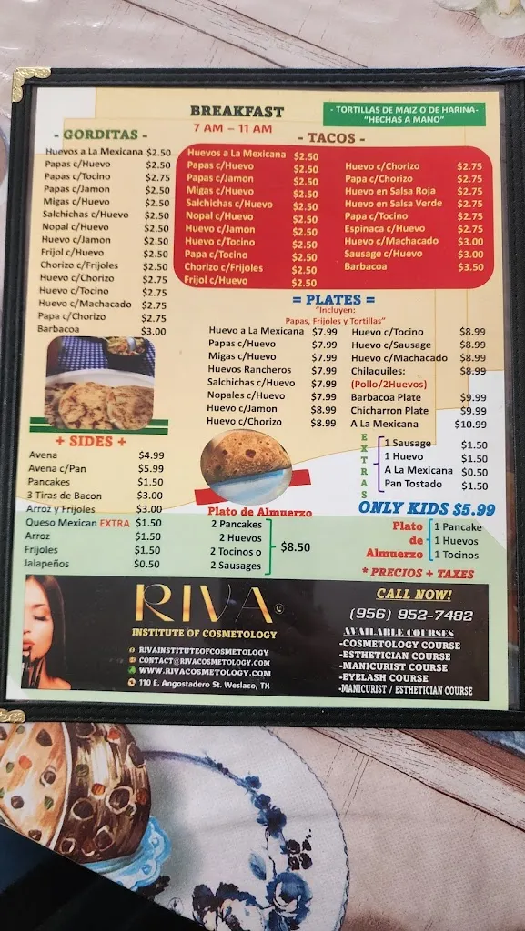 Menu_La Original Pupusas Y Gorditas_Donna, TX_image_old_3
