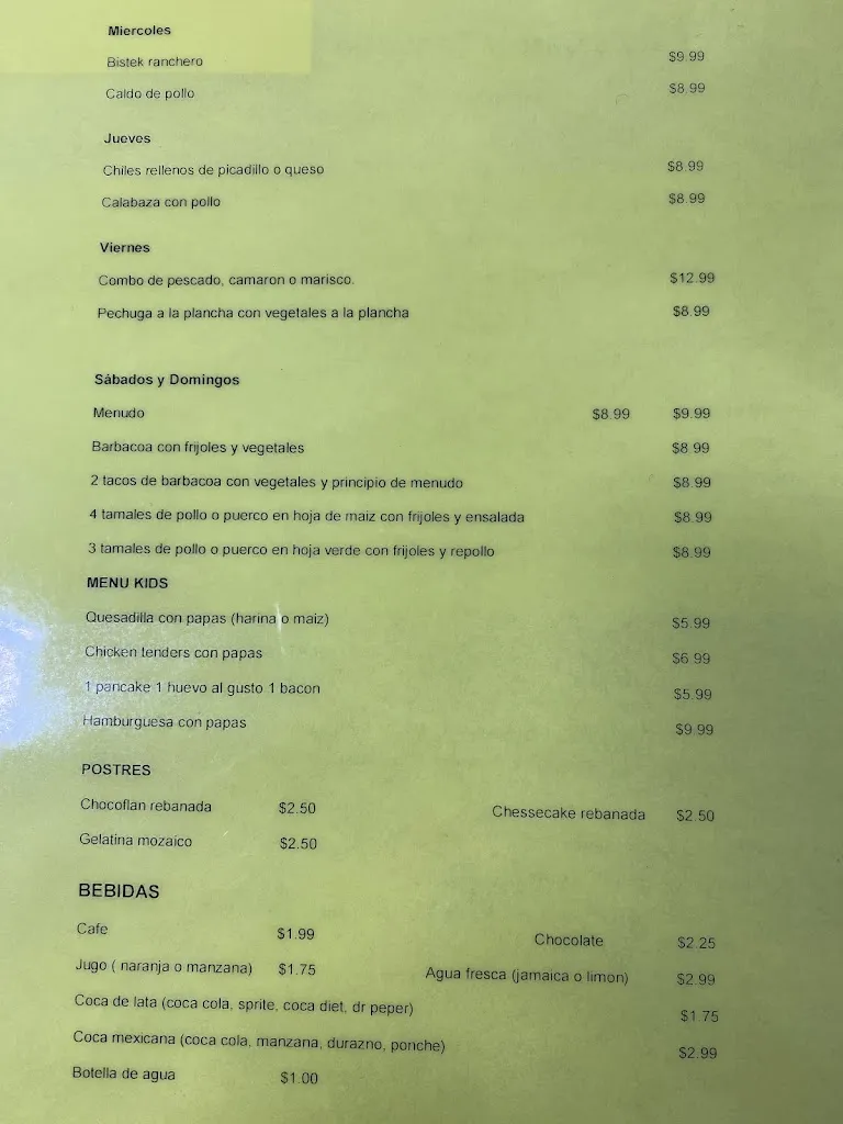 Menu_Don Ponchitos_Donna, TX_image_old_3