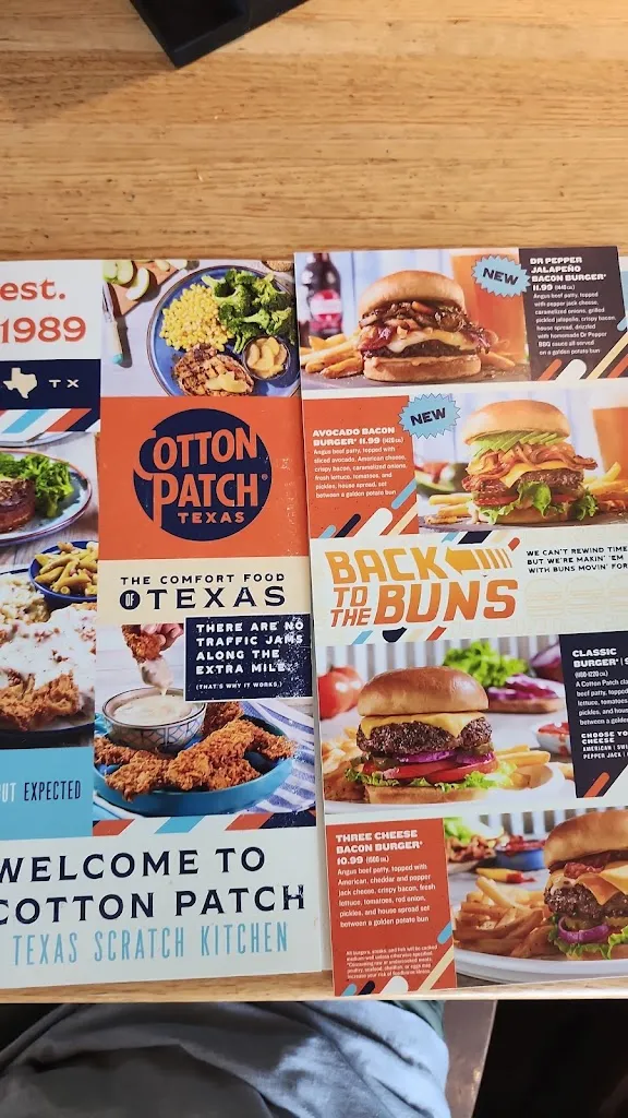 Menu_Cotton Patch Cafe_Stephenville, TX_image_old_1