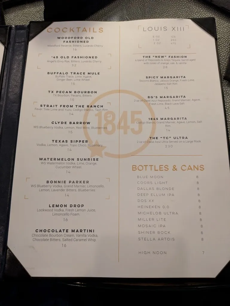 Menu_1845 Taste Texas_Flower Mound, TX_image_old_2