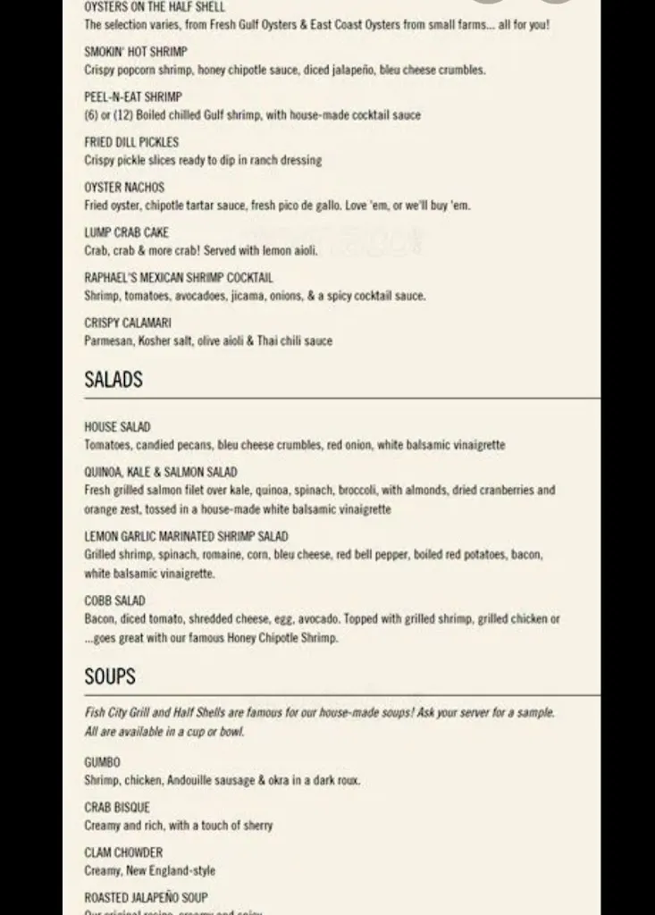 Menu_Fish City Grill_Flower Mound, TX_image_old_2