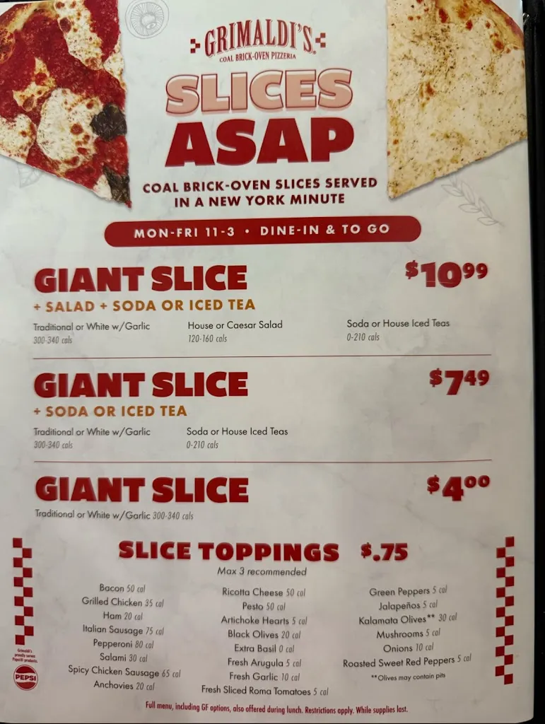 Menu_Grimaldi's Pizzeria_Highland Village, TX_image_old_2