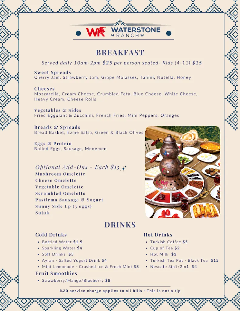 Menu_Waterstone Ranch Turkish Restaurant_Rosharon, TX_image_old_2