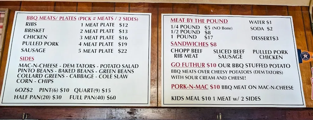 Menu_Sista White's Cafe_Freeport, TX_image_old_1