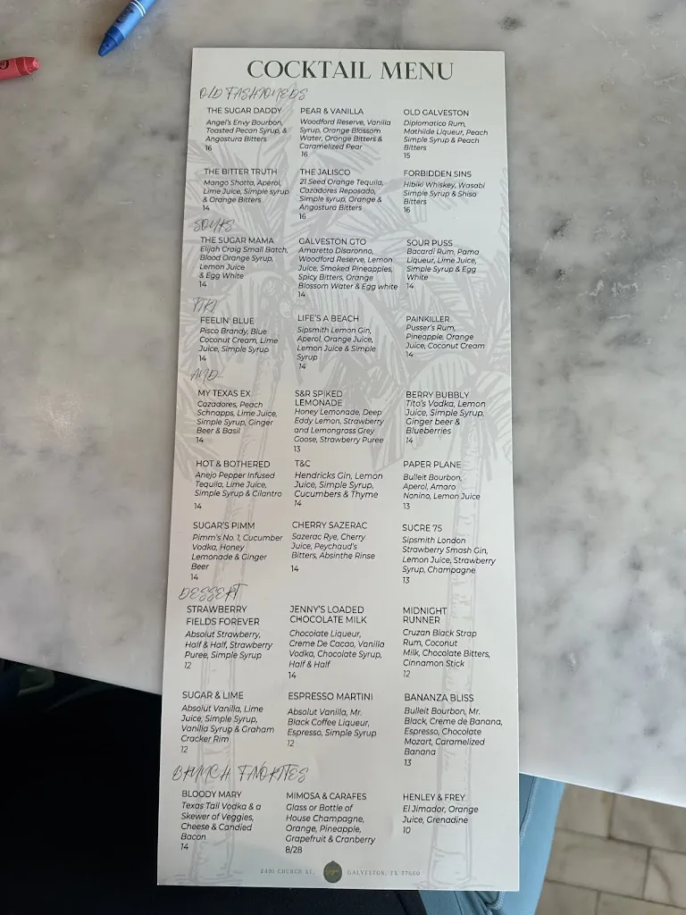 Menu_Sugar & Rye_Galveston, TX_image_old_1