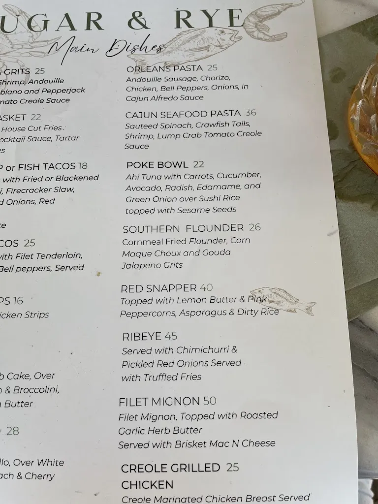Menu_Sugar & Rye_Galveston, TX_image_old_3