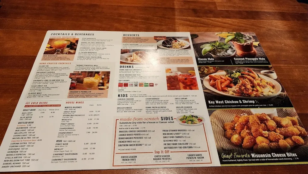 Menu_Cheddar's Scratch Kitchen_Garland, TX_image_old_1