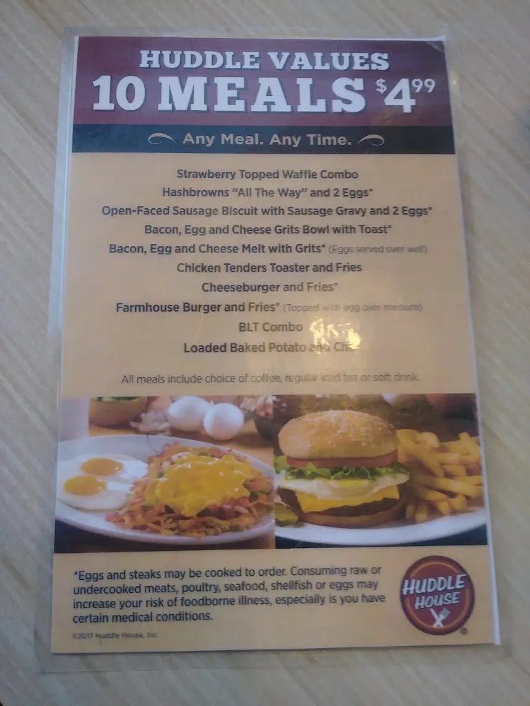 Menu_Huddle House_Gun Barrel City, TX_image_old_2