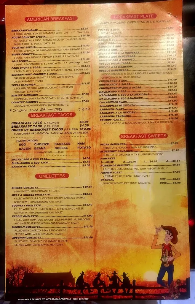 Menu_Country Cafe Restaurant_Edinburg, TX_image_old_3