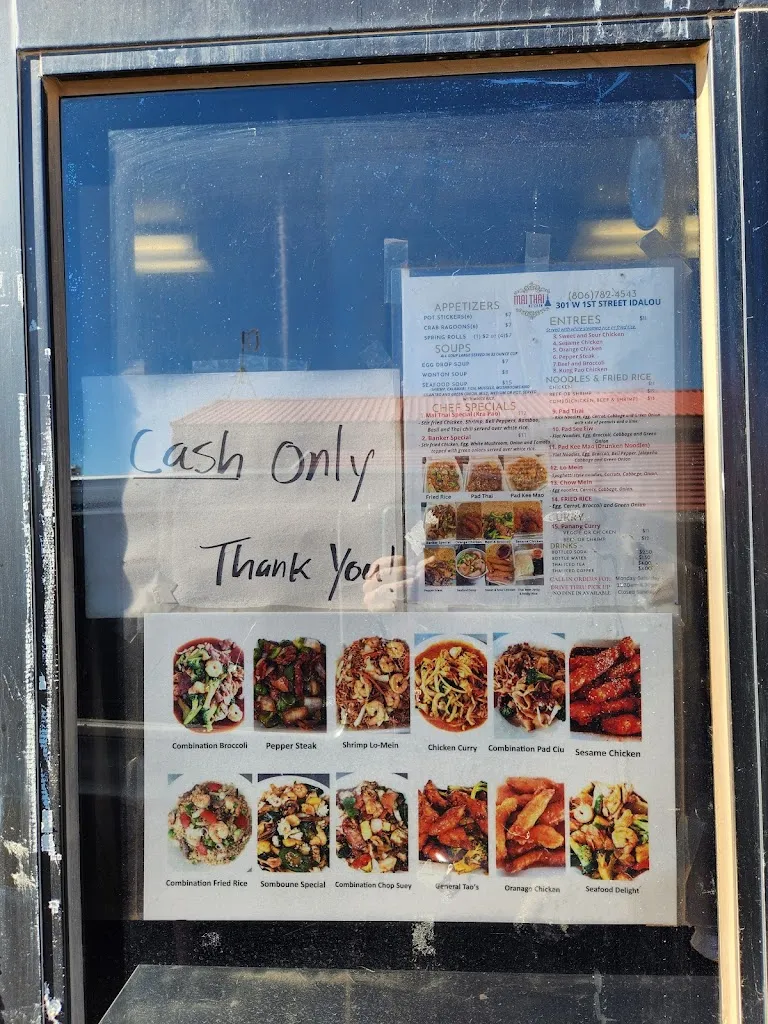 Menu_Mai Thai Kitchen_Idalou, TX_image_old_1