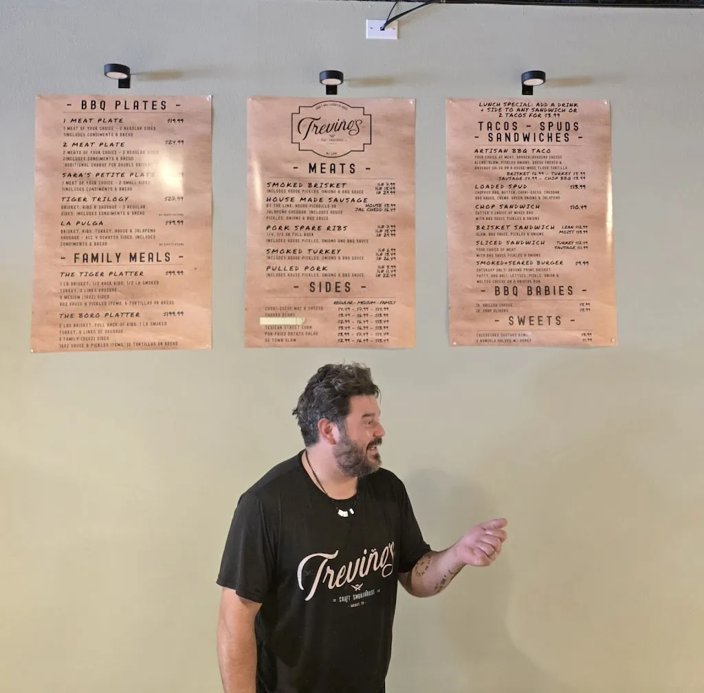 Menu_Treviño's Craft Smokehouse_Jacksboro, TX_image_old_2