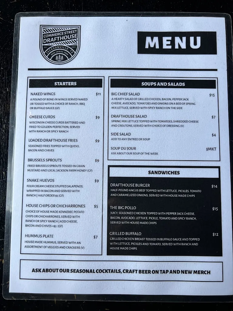 Menu_Commerce Street Drafthouse_Jacksonville, TX_image_old_3