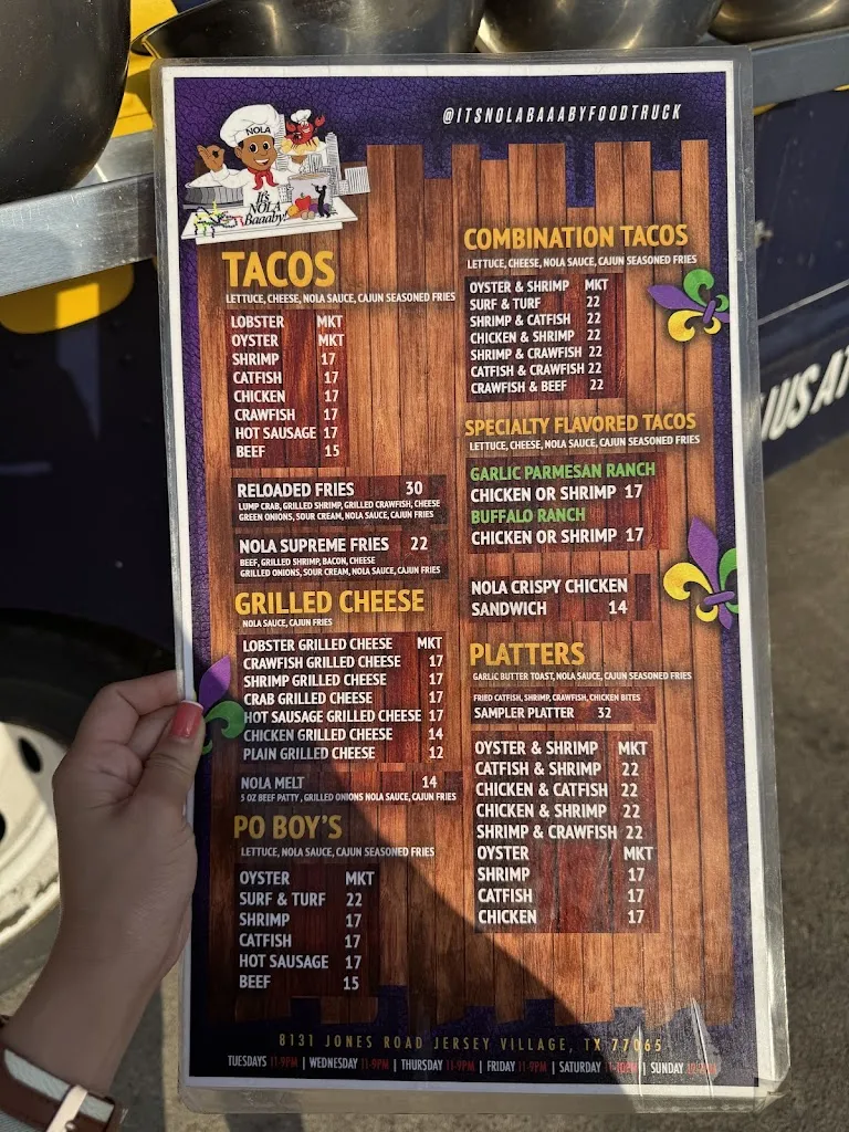 Menu_It's Nola Baaaby (Food Truck)_Jersey Village, TX_image_old_3