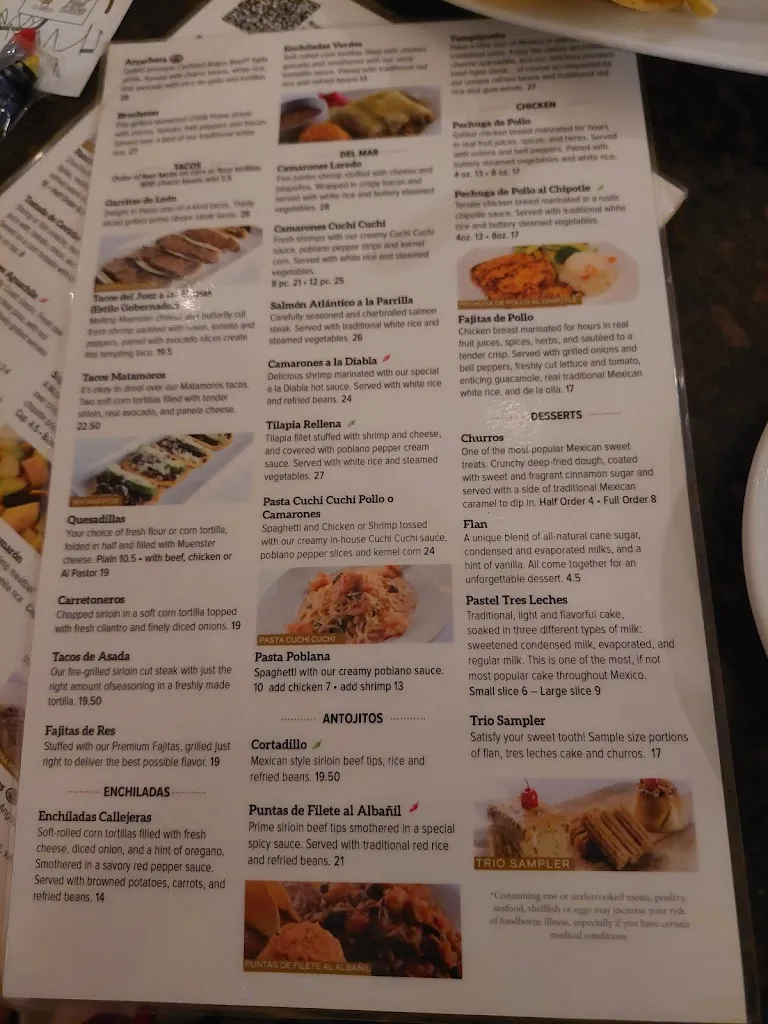 Menu_Palenque Grill Hwy 35_Laredo, TX_image_old_2