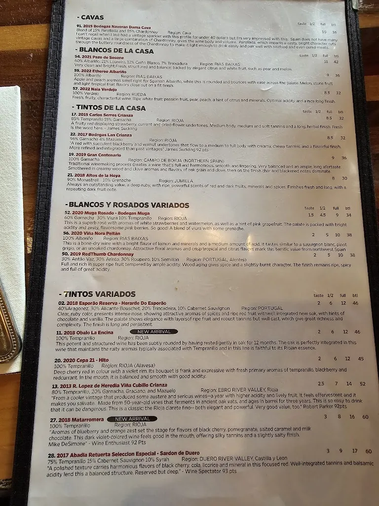 Menu_Tabernilla_Laredo, TX_image_old_1
