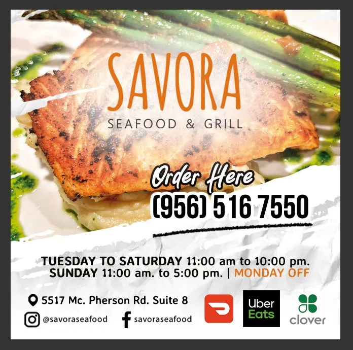 Menu_Savora Seafood &Grill_Laredo, TX_image_old_1