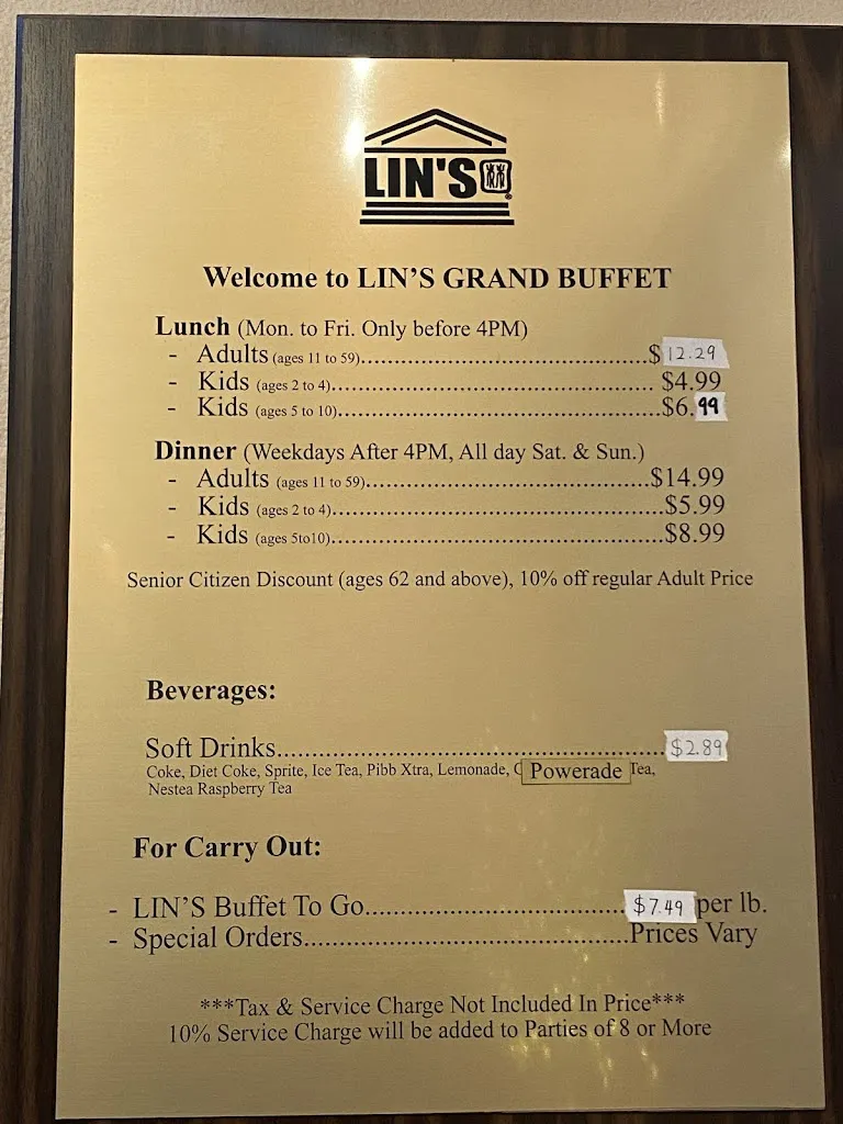 Menu_Lin's Grand Buffet_Laredo, TX_image_old_2