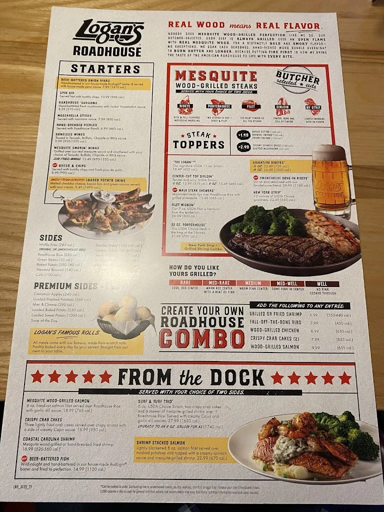 Menu_Logan's Roadhouse_Laredo, TX_image_old_2