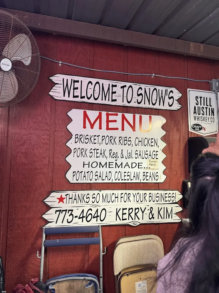Menu_Snow's BBQ_Lexington, TX_image_old_1