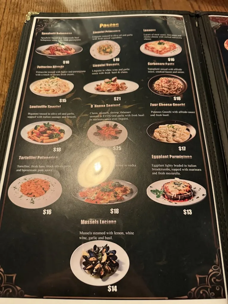 Menu_D'Nonna_Lewisville, TX_image_old_2