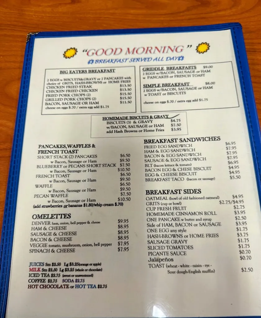Menu_Mama’s Daughters’ Diner_Lewisville, TX_image_old_2