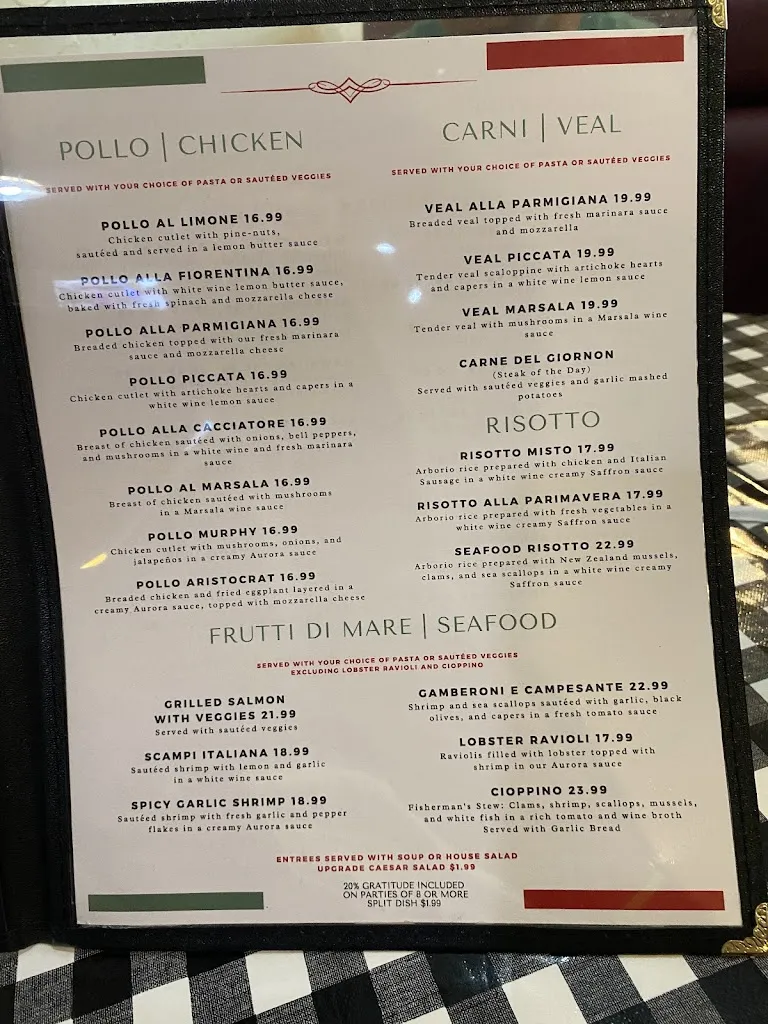 Menu_Viva La Pasta Italian Cuisine_Lewisville, TX_image_old_1