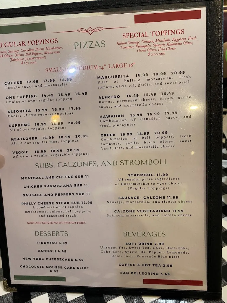Menu_Viva La Pasta Italian Cuisine_Lewisville, TX_image_old_2