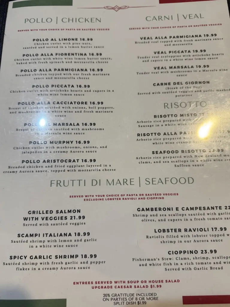 Menu_Viva La Pasta Italian Cuisine_Lewisville, TX_image_old_3
