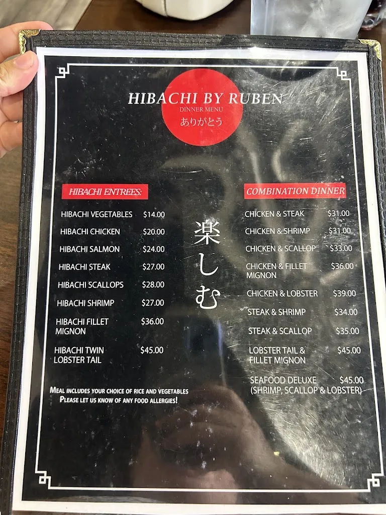 Menu_HIBACHI BY RUBEN_San Juan, TX_image_old_1