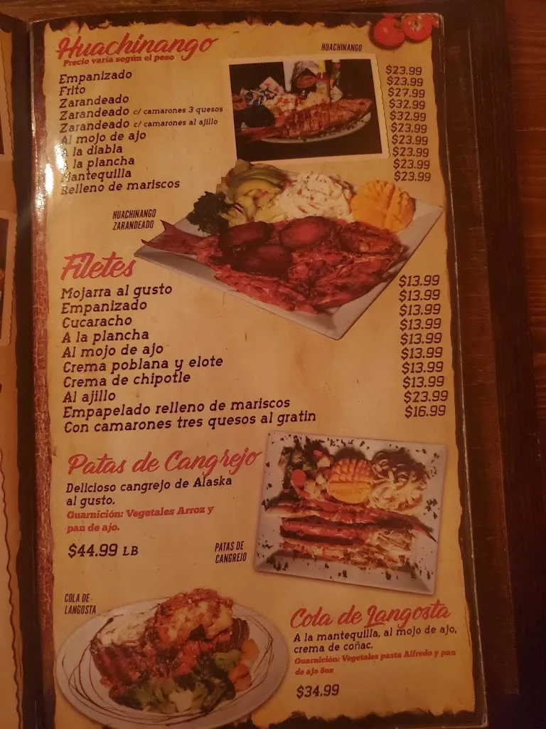 Menu_La Cabaña Sinaloense_1209 E Nolana Loop, Pharr_image_old_2
