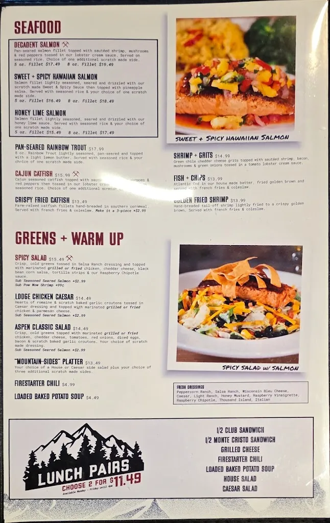 Menu_Aspen Creek Grill - Lubbock_Lubbock, TX_image_old_1