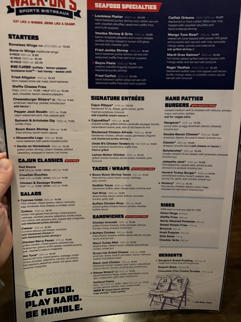 Menu_Walk-On's Sports Bistreaux - Lubbock Restaurant_Lubbock, TX_image_old_1