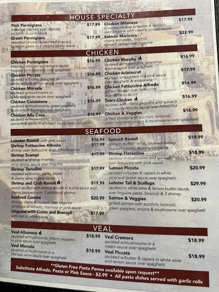 Menu_Italian Garden_1215 Avenue J #102, Lubbock_image_old_1