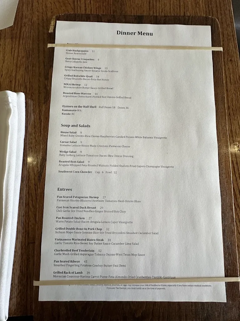 Menu_The West Table Kitchen and Bar_Lubbock, TX_image_old_3