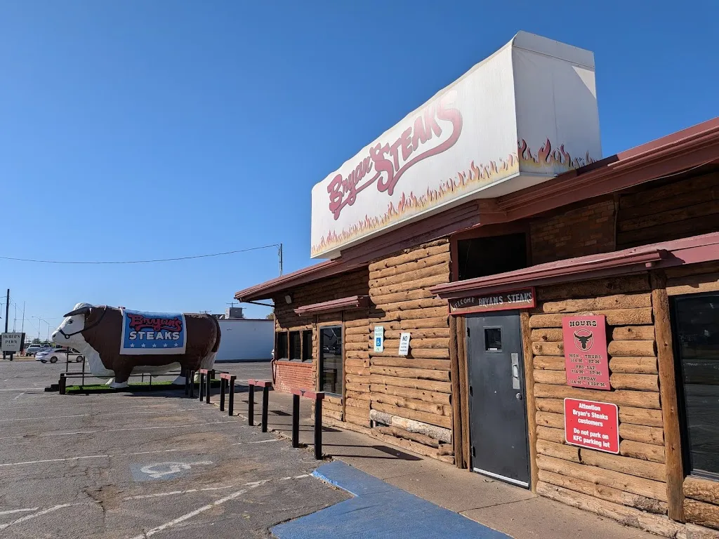 Bryan's Steaks restaurant in Lubbock, TX