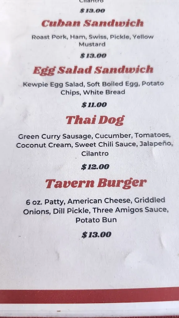 Menu_Flippers Tavern_Lubbock, TX_image_old_2