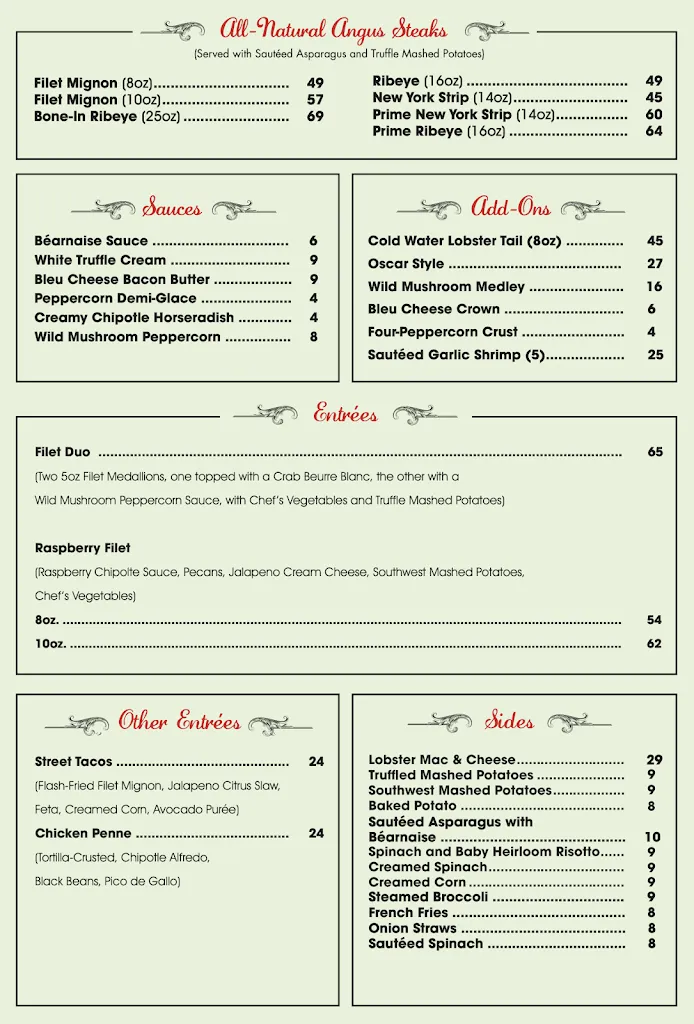 Menu_Las Brisas_Lubbock, TX_image_old_1