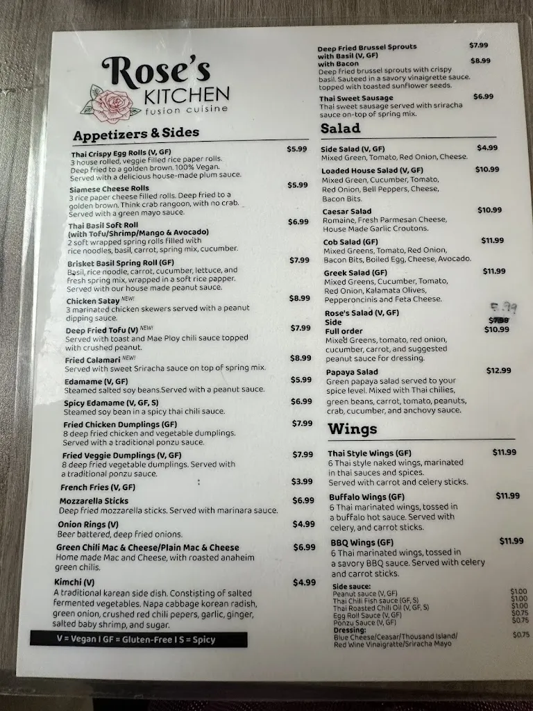 Menu_Rose's Kitchen Manchaca_Manchaca, TX_image_old_1